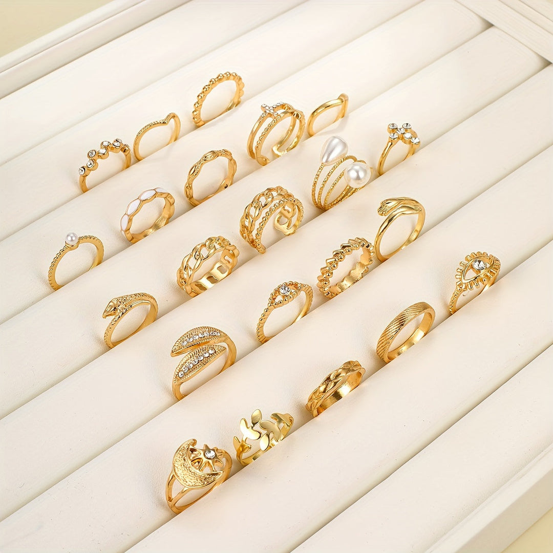 22-Piece Vintage Ring Collection