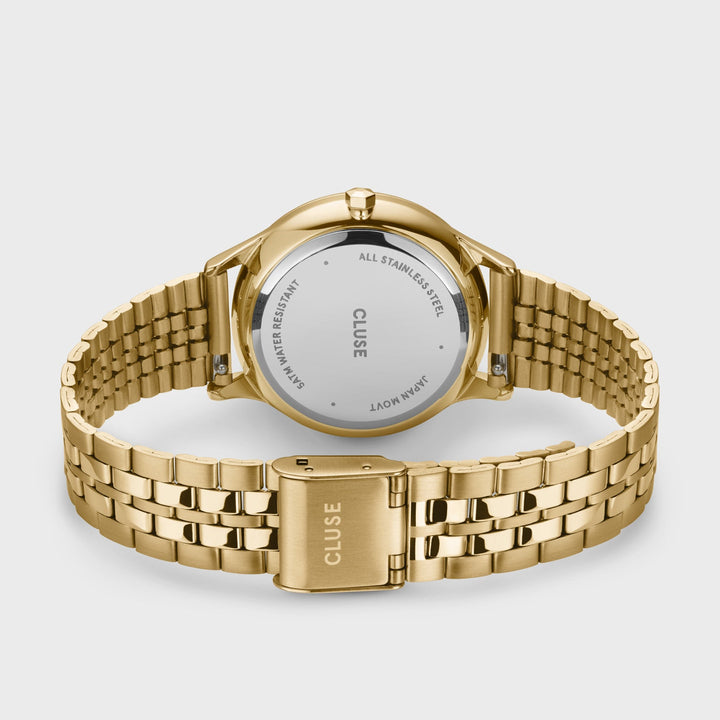 Minuit Multifunction Watch Steel, Sage Green, Gold Colour